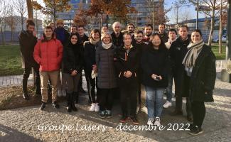Photo groupe Lasers Dec 2022