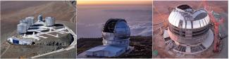 VLT-VLTI, GTC and ELTtelescopes